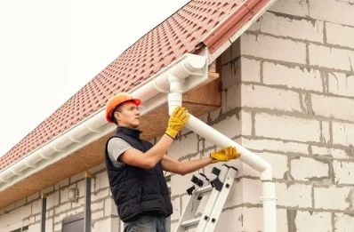 Pose et remplacement de gouttières à Launaguet